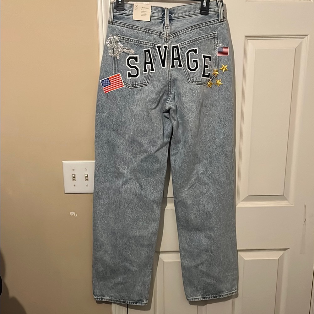 Salvage Light Blue Jeans 90s Baggy Jeans by Universal Threads